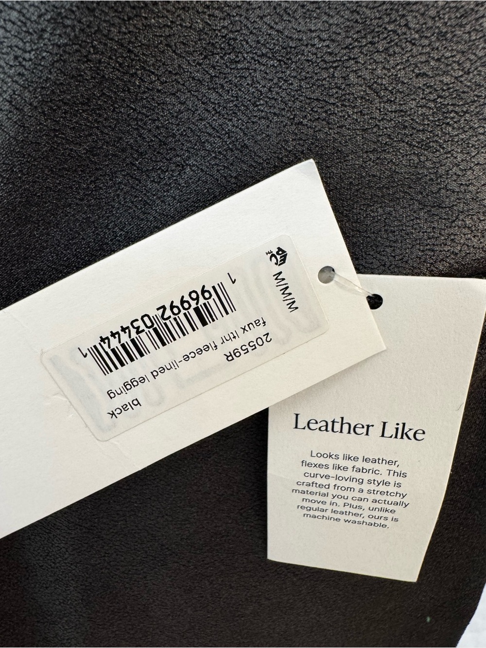 Leather-Like Black Women’s Leggings  - Spanx